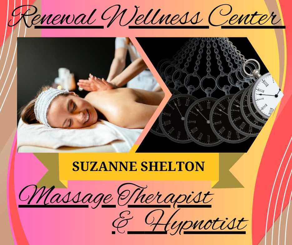 Suzanne Shelton's Mastery as a Hypnotist and Massage therapy